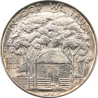 1922 Grant Commemorative Half Dollar (50c) Reverse Image