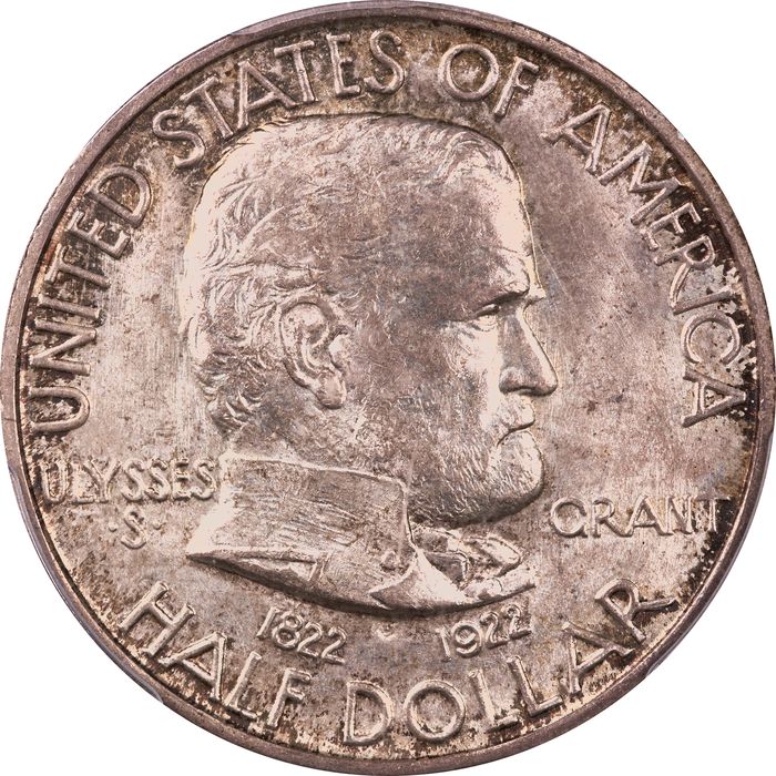 1922 Grant Commemorative Half Dollar (50c) Obverse Image