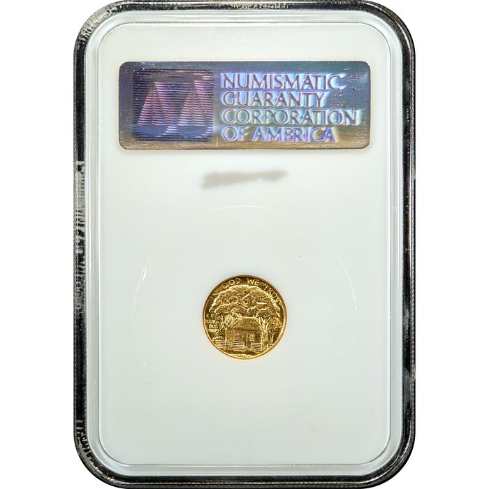 1922 Grant No Star Commem Gold Dollar ($1) Reverse Image