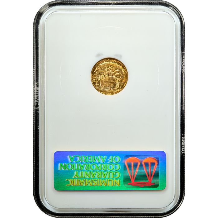 1922 Grant with Star Commem Gold Dollar ($1) Reverse Image