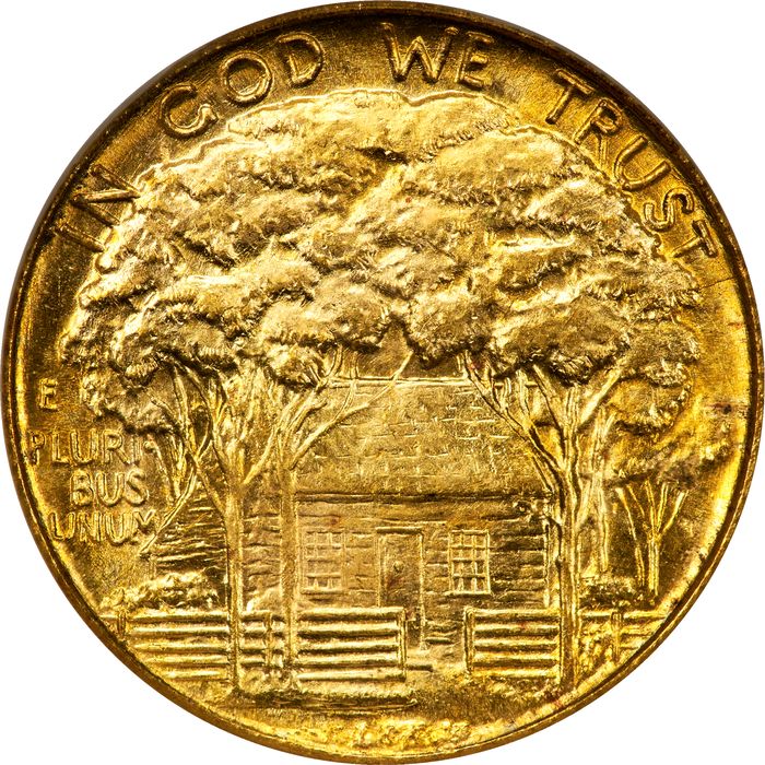 1922 Grant with Star Commem Gold Dollar ($1) Photo 4