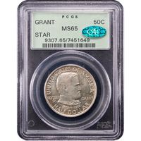 1922 Grant with Star Commemorative Half Dollar (50c) OGH Obverse Image