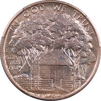 1922 Grant with Star Commemorative Half Dollar (50c) Reverse Image