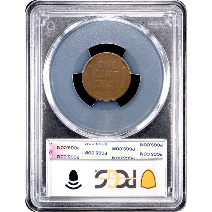 1922 No D Lincoln Cent (1c) Reverse Slab Image