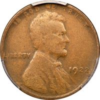 1922 No D Lincoln Cent (1c) Strong Reverse  Photo 3