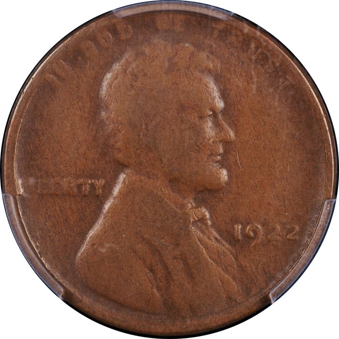 1922 No D Lincoln Cent (1c) Strong Reverse Photo 3