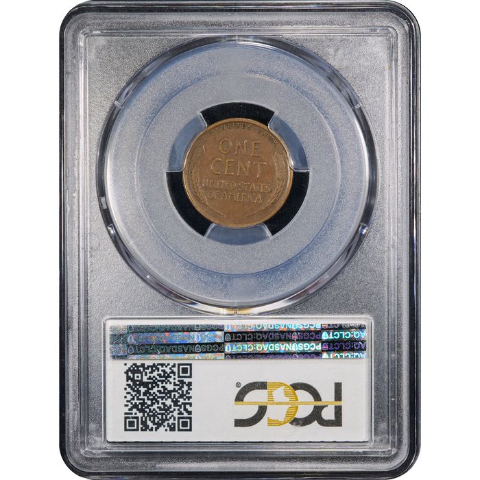 1922 No D Lincoln Cent (1c) Strong Reverse Reverse Slab Image