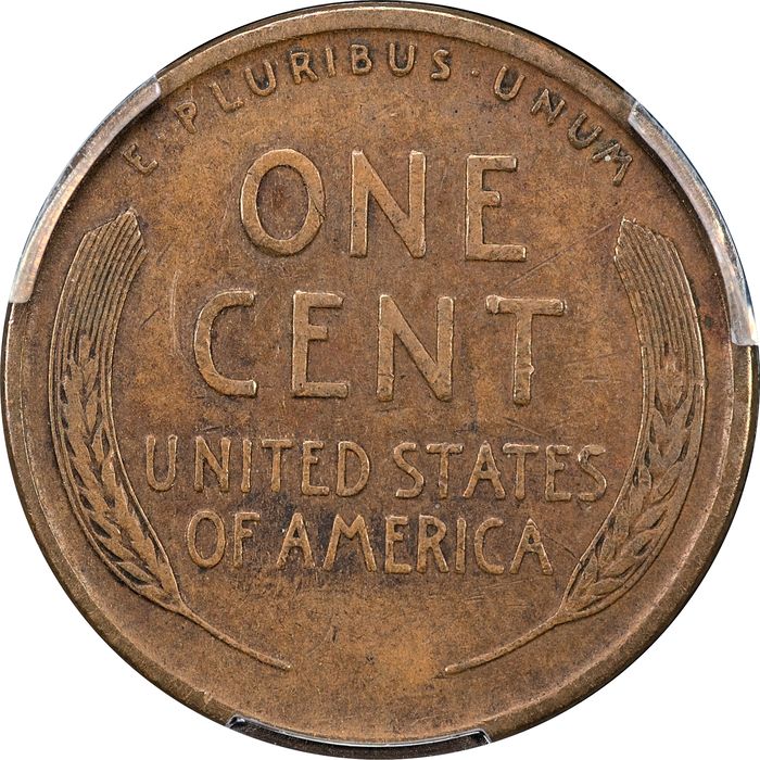 1922 No D Strong Reverse Lincoln Cent (1c) Reverse Image