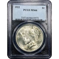 1922 Peace Dollar ($1) Obverse Image