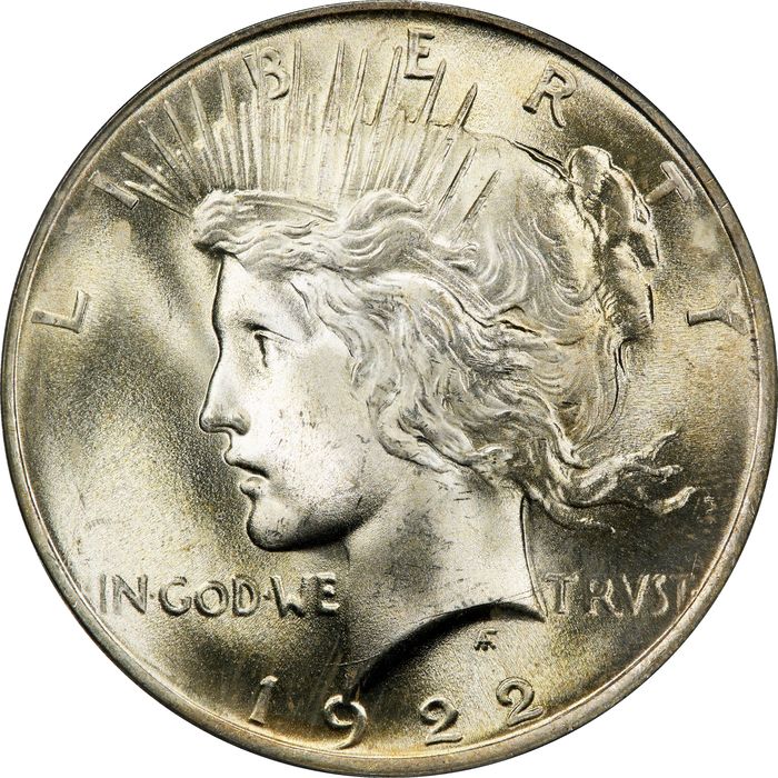 1922 Peace Dollar ($1) Obverse Image