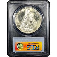 1922 Peace Dollar ($1) Reverse Slab Image