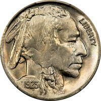 1923 Buffalo Nickel (5c) Photo 3