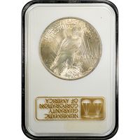 1923 Peace Dollar ($1) Reverse Slab Image