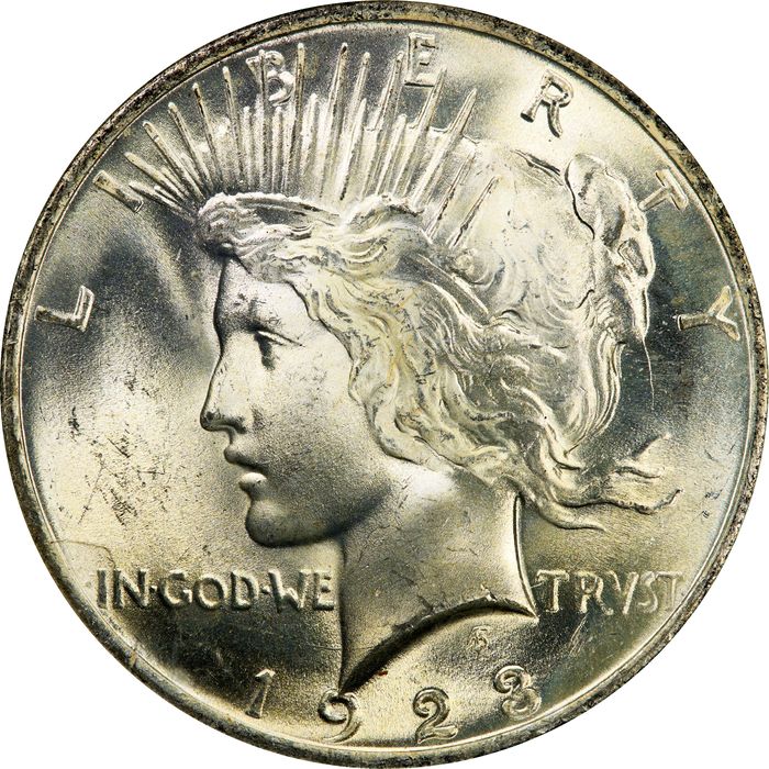1923 Peace Dollar ($1) Obverse Image