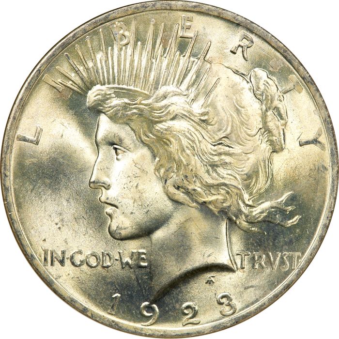 1923 Peace Dollar ($1) Obverse Image