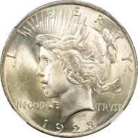 1923 Peace Dollar ($1) Obverse Image