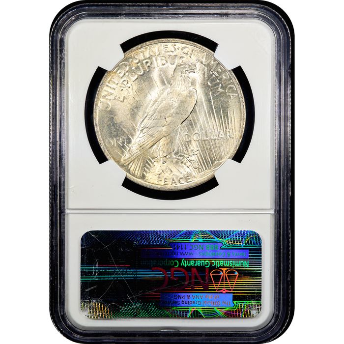1923 Peace Dollar ($1) Reverse Slab Image