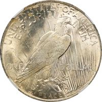 1923 Peace Dollar ($1) Reverse Image