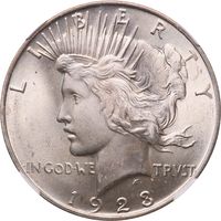 1923 Peace Dollar ($1) Obverse Image