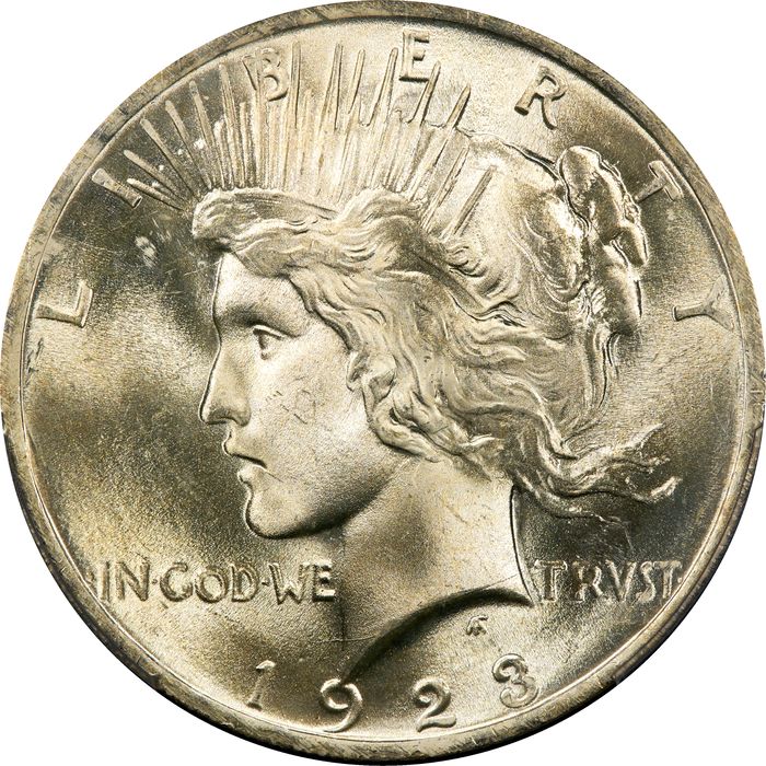 1923 Peace Dollar ($1) Photo 3
