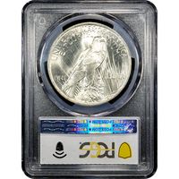 1923 Peace Dollar ($1) Reverse Image