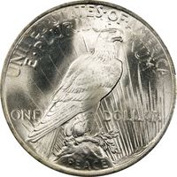 1923 Peace Dollar ($1) Photo 4