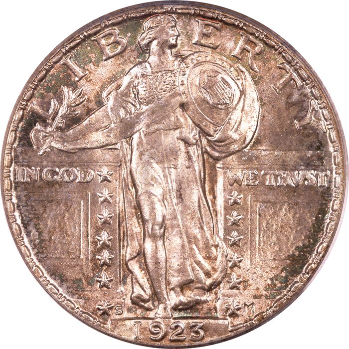 1923-S Standing Liberty Quarter (25c) Obverse Image