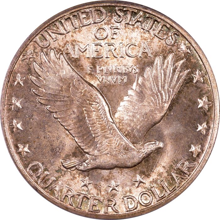 1923-S Standing Liberty Quarter (25c) Reverse Image