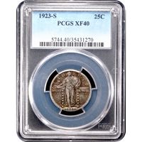 1923-S Standing Liberty Quarter (25c) Obverse Image