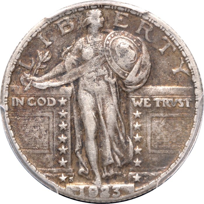 1923-S Standing Liberty Quarter (25c) Photo 3