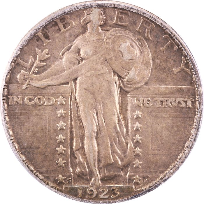 1923-S Standing Liberty Quarter (25c) Obverse Image