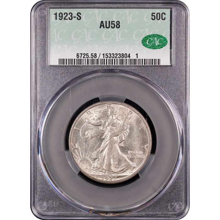 1923-S Walking Liberty Half (50c) Obverse Slab Image