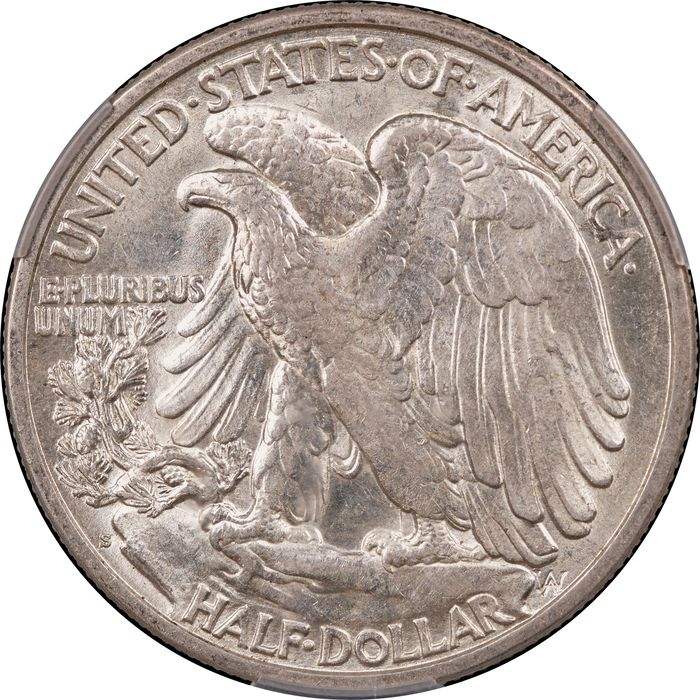 1923-S Walking Liberty Half (50c) Reverse Image