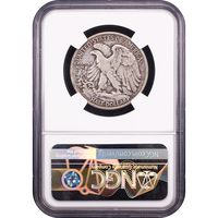 1923-S Walking Liberty Half (50c) Reverse Slab Image