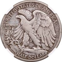 1923-S Walking Liberty Half (50c) Reverse Image
