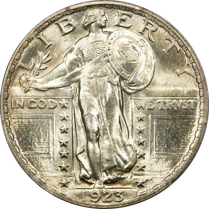 1923 Standing Liberty Quarter (25c) Obverse Image