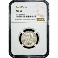 1924-D Standing Liberty Quarter (25c) Obverse Image