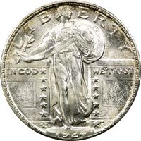 1924-D Standing Liberty Quarter (25c) Obverse Image