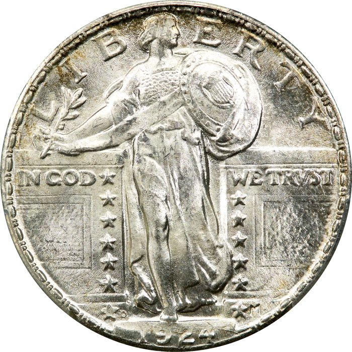 1924-D Standing Liberty Quarter (25c) Obverse Image
