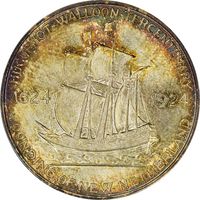 1924 Huguenot Commem Half Dollar (50c) Reverse Image