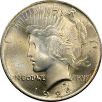 1924 Peace Dollar ($1) Photo 3
