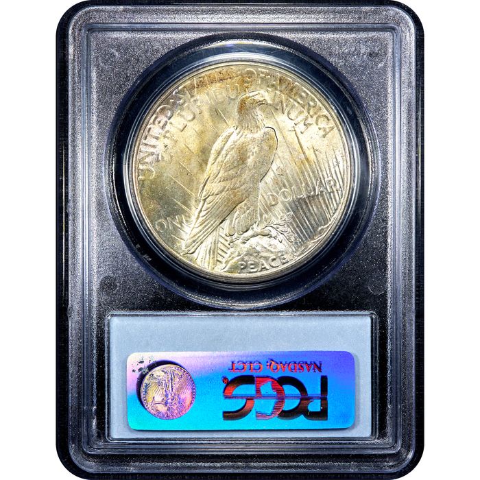 1924-S Peace Dollar ($1) Reverse Slab Image