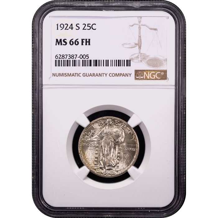 1924-S Standing Liberty Quarter (25c) Obverse Slab Image