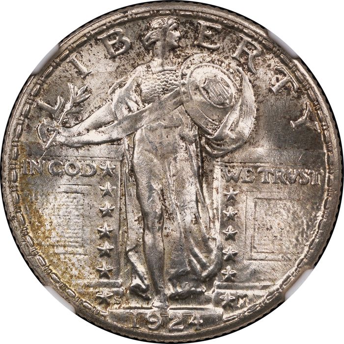 1924-S Standing Liberty Quarter (25c) Obverse Image
