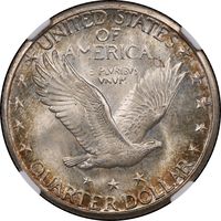 1924-S Standing Liberty Quarter (25c) Reverse Image