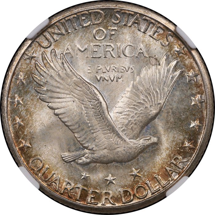 1924-S Standing Liberty Quarter (25c) Reverse Image