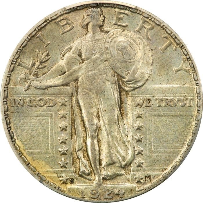 1924-S Standing Liberty Quarter (25c) Photo 3