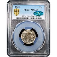 1925 Buffalo Nickel (5c) Obverse Image
