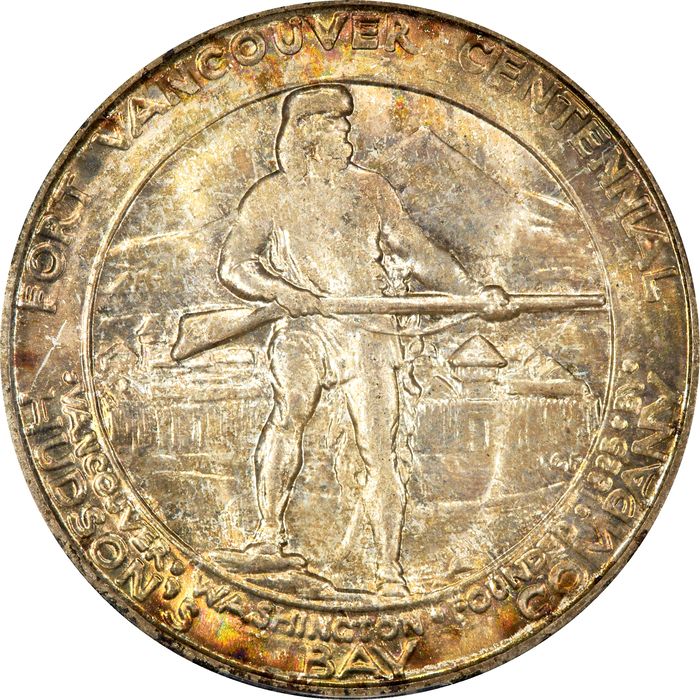 1925 Fort Vancouver Commemorative Half (50c) Photo 4