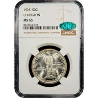 1925 Lexington Commemorative Half Dollar (50c) Obverse Image